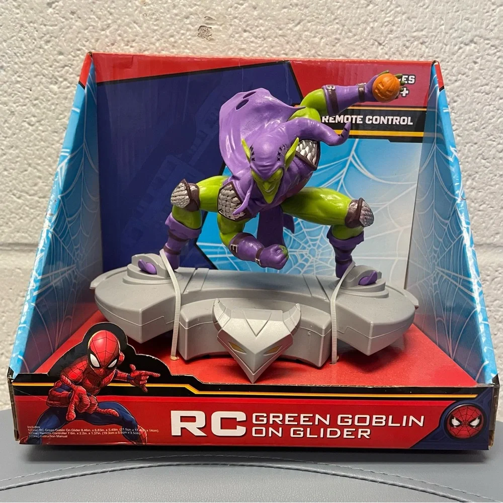 RC Marvel Green Goblin on Glider Remote Control Toy Ages 8+